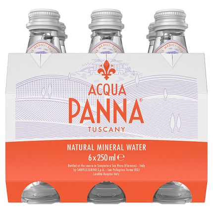 Acqua Panna Still Natural Mineral Water Glass 6x250ml