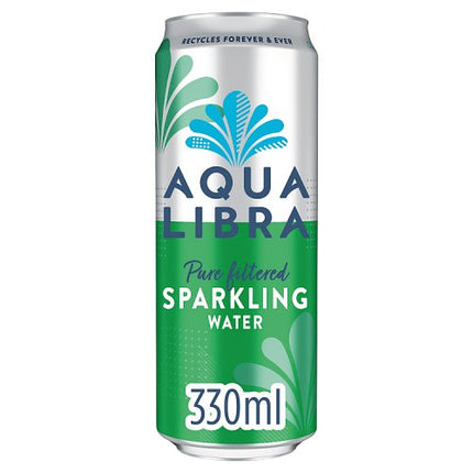 Aqua Libra Sparkling Water Can 330ml