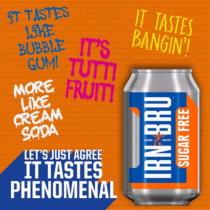 Irn Bru Sugar Free 24x330ml