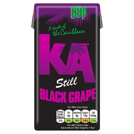 KA Black Grape 288ml 69p