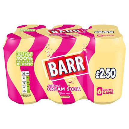 Barr Cream Soda 6x330ml £2.50