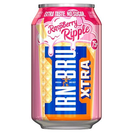 Irn Bru Xtra Raspberry Ripple 330ml 75p