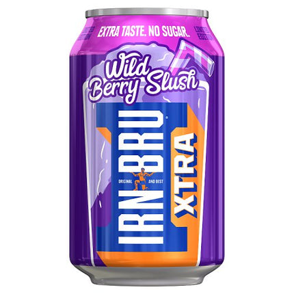 Irn Bru Xtra Wild Berry Slush 330ml