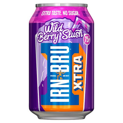 Irn Bru Xtra Wild Berry Slush 330ml 75p