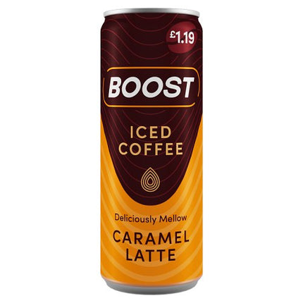 Boost Coffee Caramel Latte 250ml £1.19