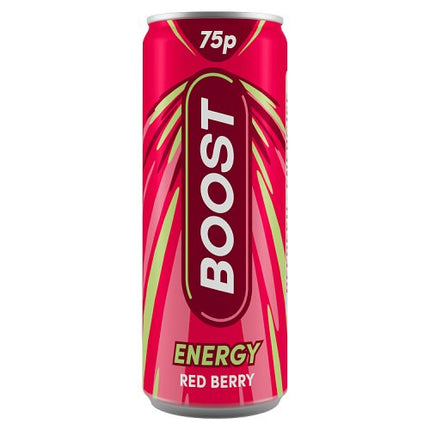 Boost Energy Red Berry 250ml 75p