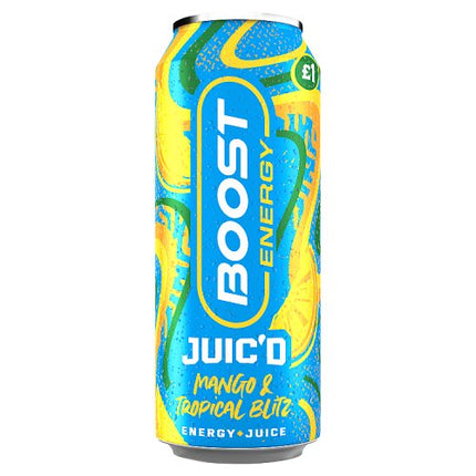 Boost Energy Juic’d Mango & Tropical Blitz 500ml £1.00