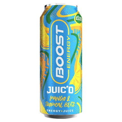 Boost Juic’d Mango & Tropical Blitz 500ml £1.09