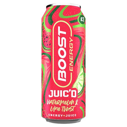 Boost Energy Juic’d Watermelon 500ml £1.00