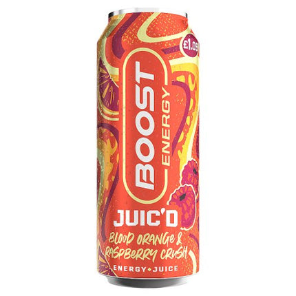 Boost Juic’d Blood Orange and Raspberry 500ml £1.09