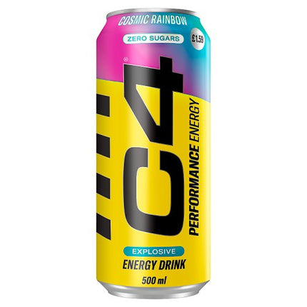 C4 Energy Cosmic Rainbow 500ml £1.59