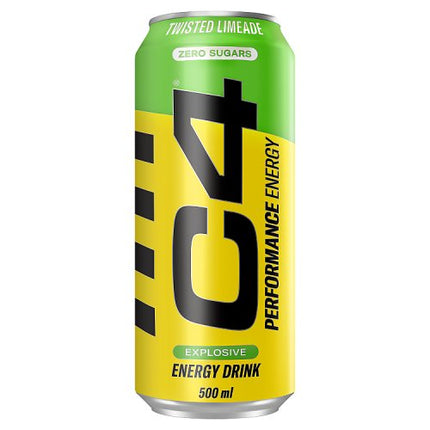 C4 Energy Twisted Limeade 500ml