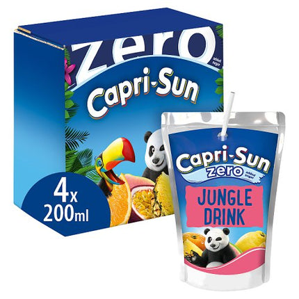 Capri Sun Jungle Zero 4pk 8x4x200ml