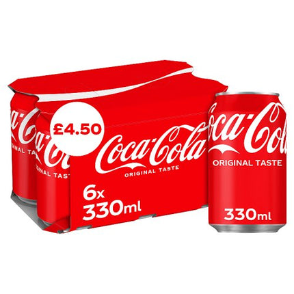 Coca Cola 6x330ml £4.50