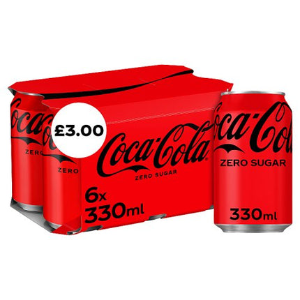 Coca-Cola Zero 6x330ml £3.00