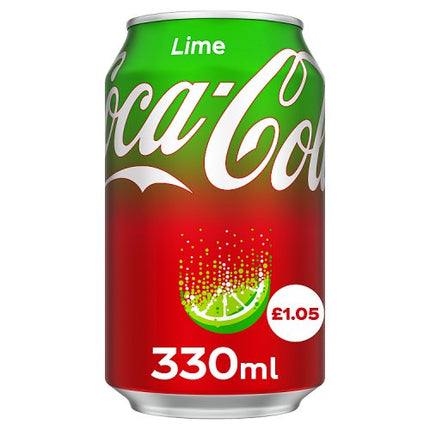 Coca Cola Lime 330ml £1.05