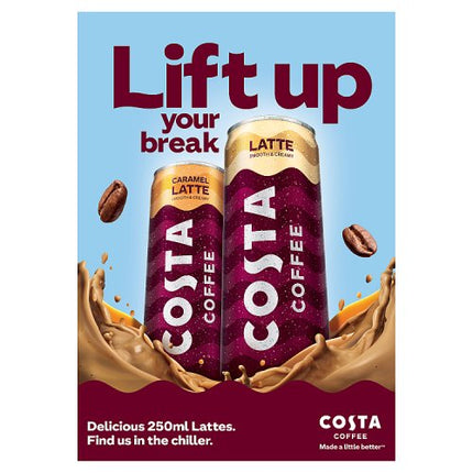 Costa Coffe Caramel Latte 250ml £1.49