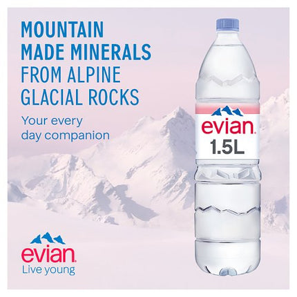 Evian Natural Mineral Water 1.5L