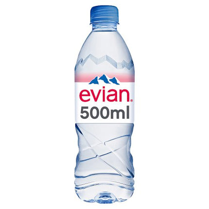 Evian Natural Mineral Water 500ml