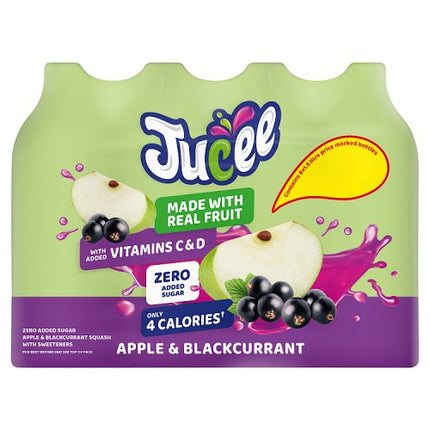 Jucee No Added Sugar Apple & Blackcurrant 8X1.5L £1.59