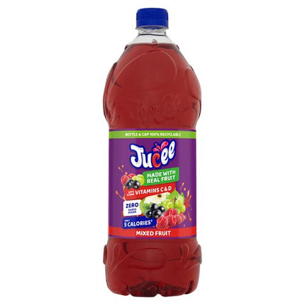 Jucee No Added Sugar Mixed Fruit Cordial 1.5ltr