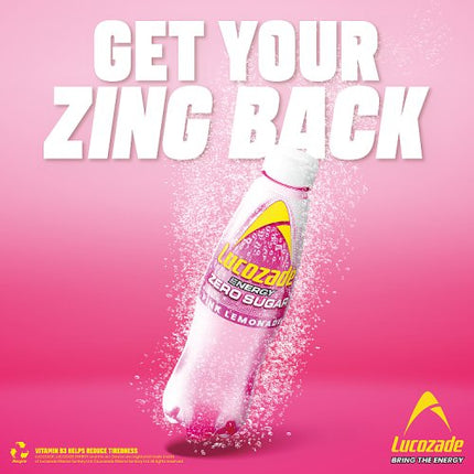 Lucozade Energy Pink Lemonade Zero 500ml