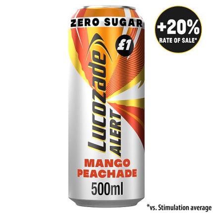 Lucozade Alert Mango Peachade 500ml £1.00