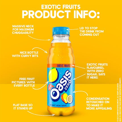 Oasis Exotic Zero 500ml