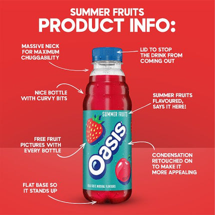 Oasis Summer Fruits 500ml