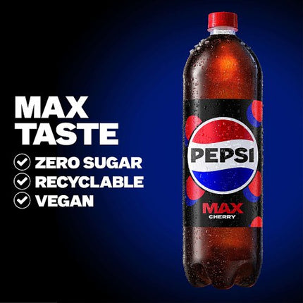 Pepsi Max Sugar Free Cherry Cola 2L