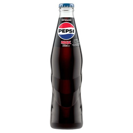 Pepsi Max Glass Bottle 330ml