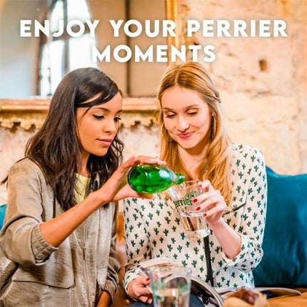 Perrier Sparkling Natural Mineral Water Glass 750ml