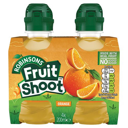 Robinsons Fruit Shoot Orange 4x200ml