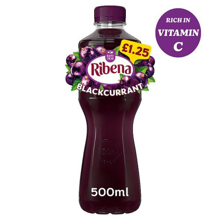 Ribena Blackcurrant 500ml  £1.25