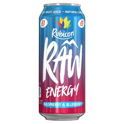 Rubicon Raw Energy Raspberry & Blueberry 500ml £1