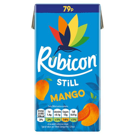 Rubicon Still Mango 288ml 79p