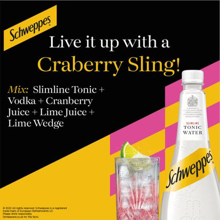 Schweppes Slimline Tonic Water 1L