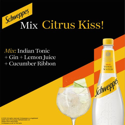 Schweppes Indian Tonic Water 1L