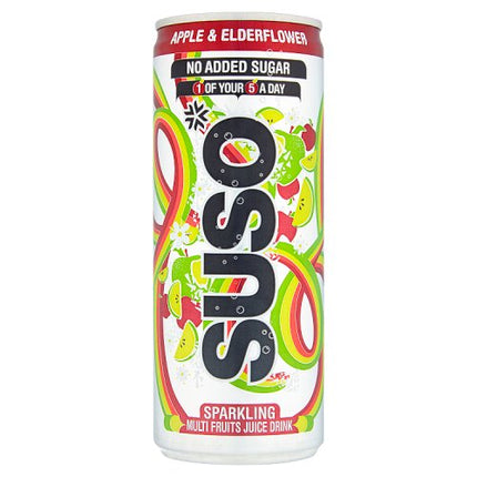 SUSO Sparkling Apple & Elderflower 250ml