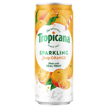 Tropicana Sparkling Zesty Orange 250ml