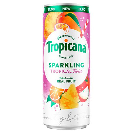 Tropicana Sparkling Tropical Twist 250ml PMP £1