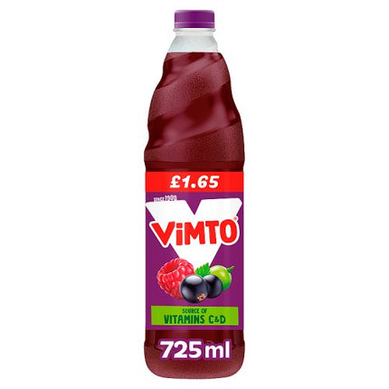 Vimto cordial 725ml £1.65