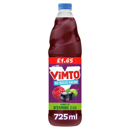 Vimto No Added Sugar cordial 725ml £1.65