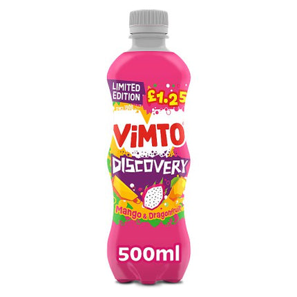 Vimto Discovery Mango & Dragonfruit 500ml £1.25