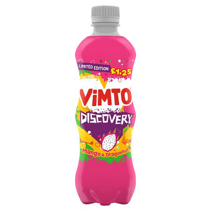 Vimto Discovery Mango & Dragonfruit 500ml £1.25