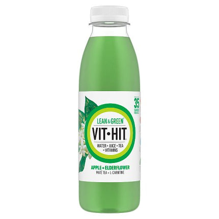 Vit Hit Lean & Green - Apple & Elderflower 500ml