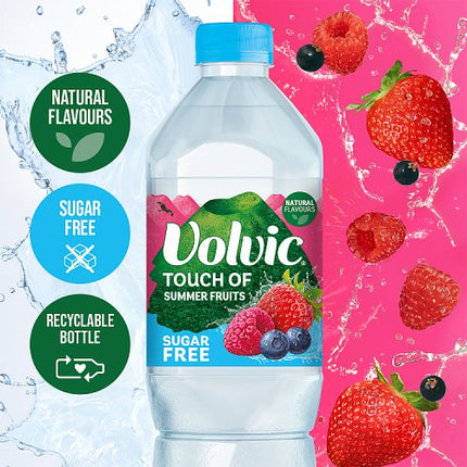 Volvic Touch of Fruit Sugar Free Summer Fruits Natural Flavoured Water 1.5L