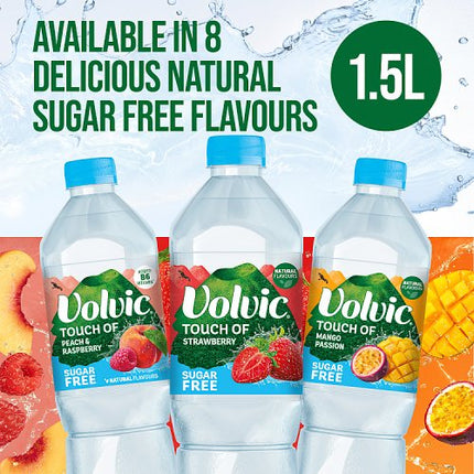 Volvic Touch of Fruit Sugar Free Summer Fruits Natural Flavoured Water 1.5L