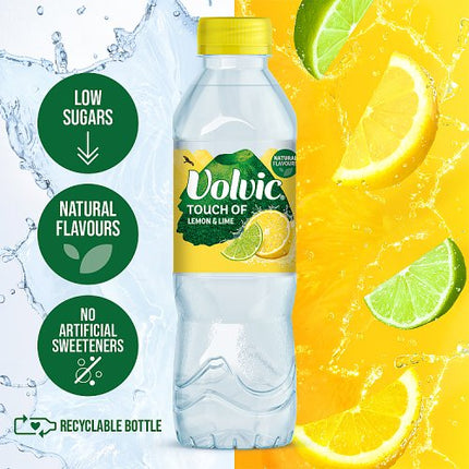 Volvic Touch of Fruit - Lemon & Lime 500ml