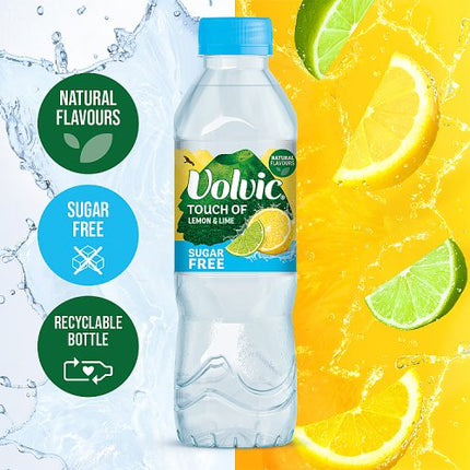 Volvic Touch of Fruit Sugar Free Lemon & Lime 500ml